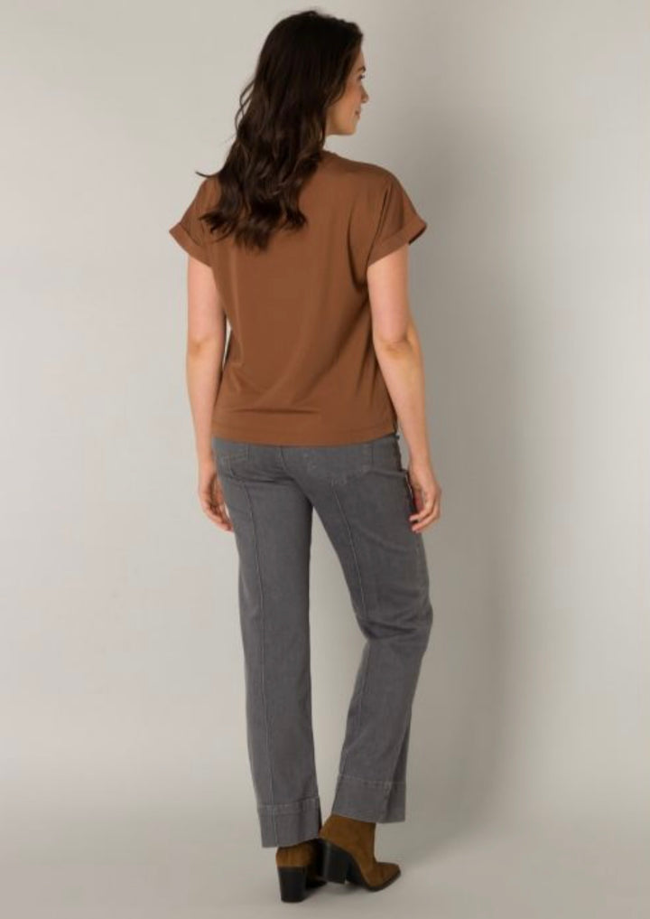 NICOLETTE T-SHIRT CLASSIC BROWN