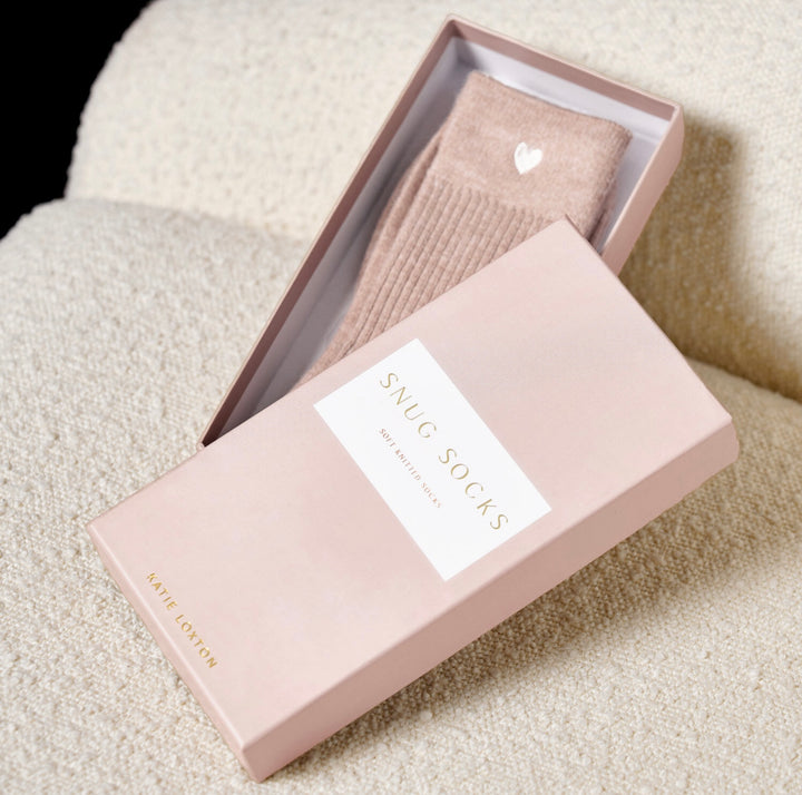 SOCKS GIFT BOX IN BLUSH PINK