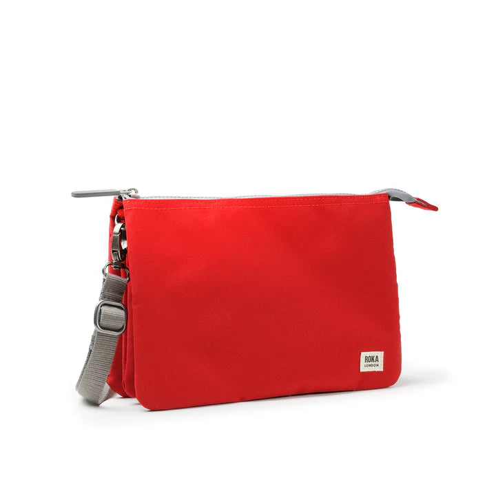 CARNABY MARS RED RECYCLED CANVAS XL CROSSBODY BAG