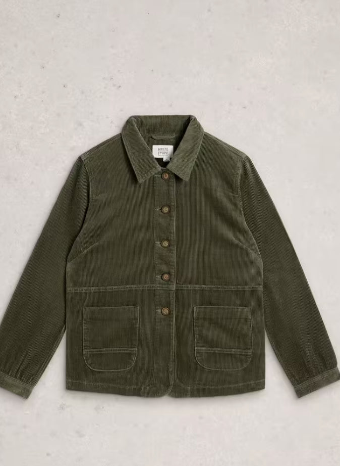 CARRIE CORD JACKET DUS GREEN