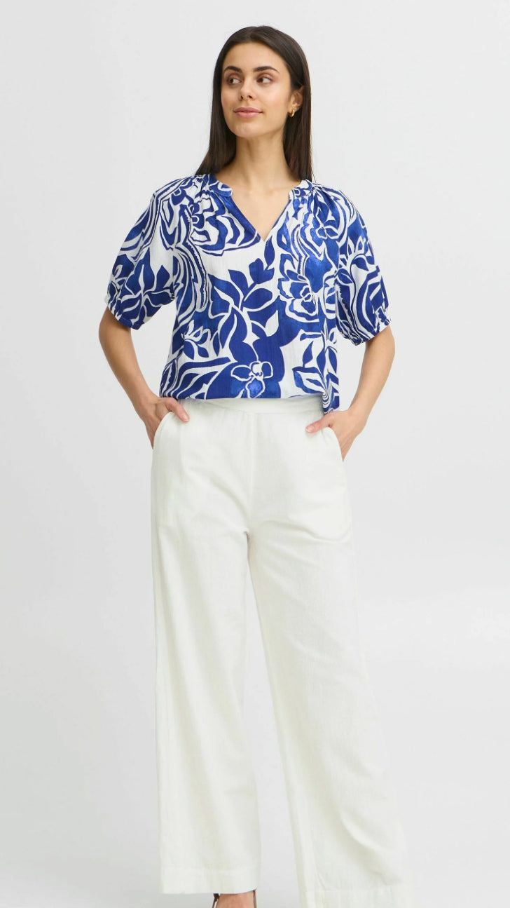 ABELL TROUSER WHISPER WHITE