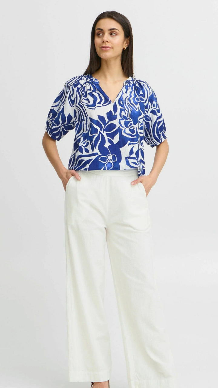 ABELL TROUSER WHISPER WHITE