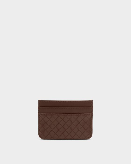NOVA WOVEN TEXTURE CARDHOLDER
CHOCOLATE WOVEN