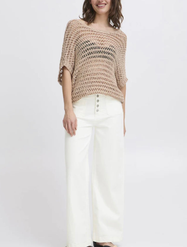 LYDIA POCKET JEANS MARSHMALLOW