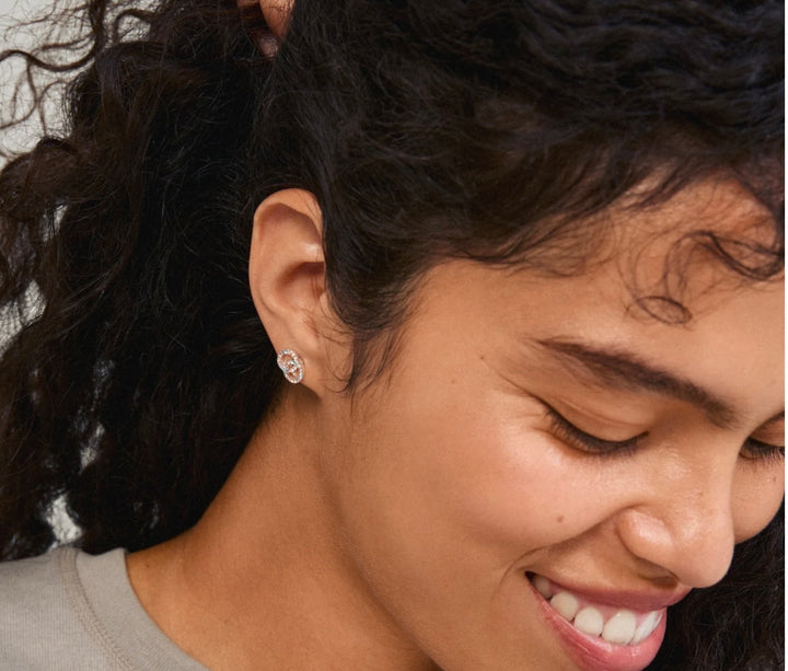 JOLINA RECYCLED EARRINGS SILVER PLATED/ MULTICOLOUR