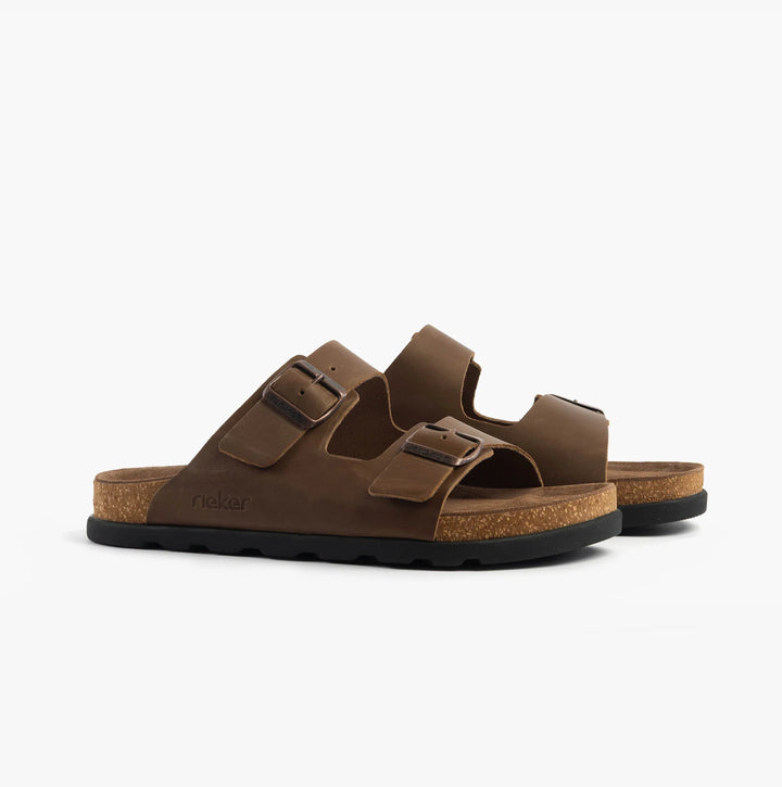 21190-26 MENS SANDALS BROWN AGO