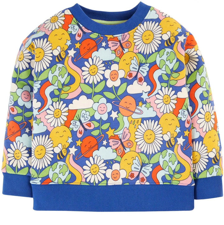 EASY ON PRINTED JUMPER RETRO HAPPY