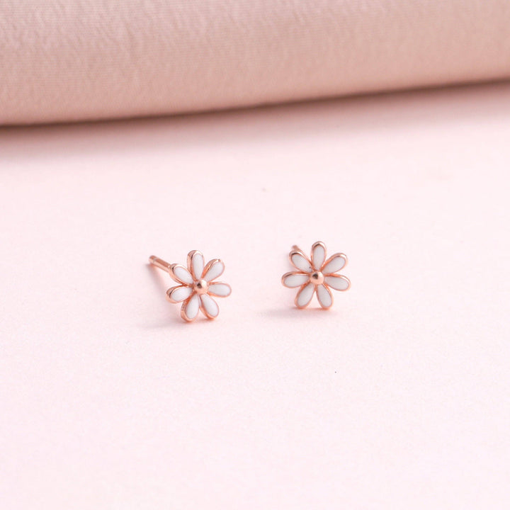 BT021 Earrings In A Message Bottle 'Friends Forever': Rose Gold