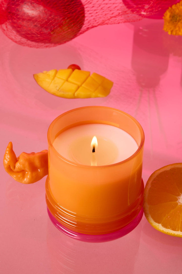 Paddywax Stack Glass Candle Orange - Infrared Mango