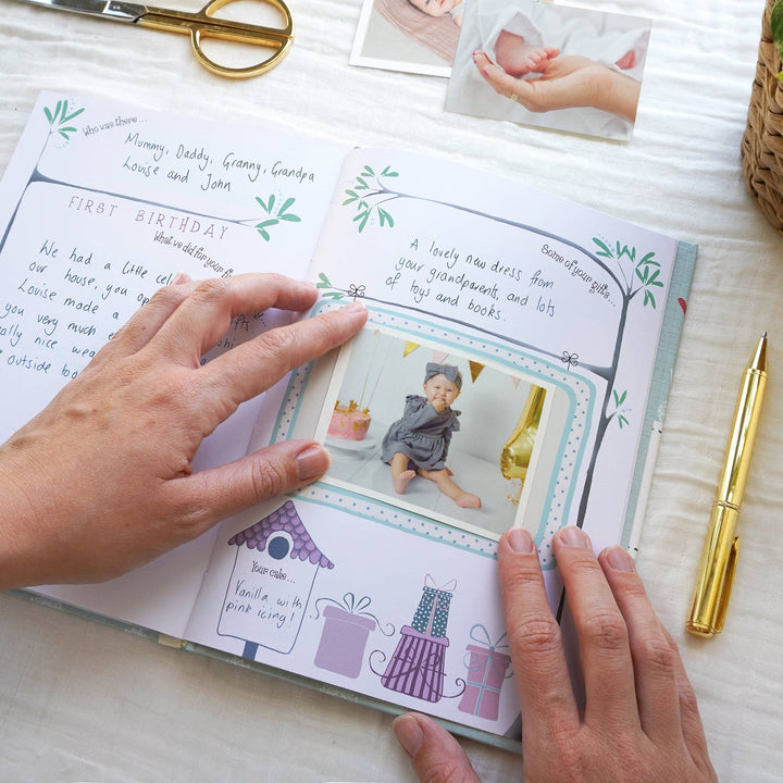 Bump to Birthday Pregnancy Journal - Flower Design