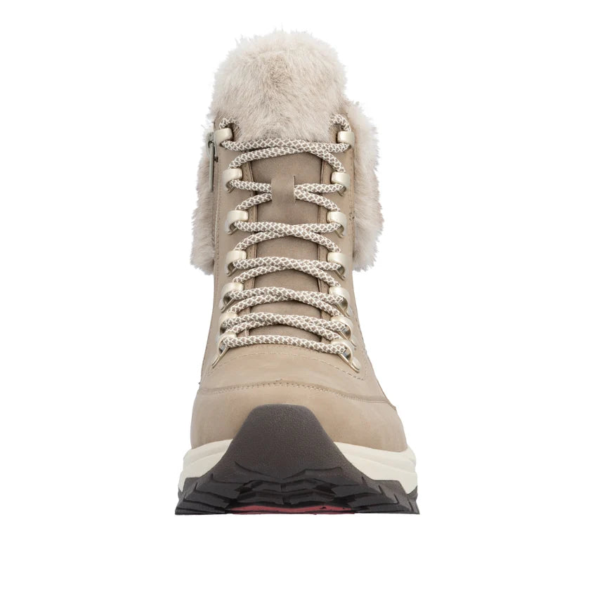Rieker Women's Beige Leather Boots Z3971-20