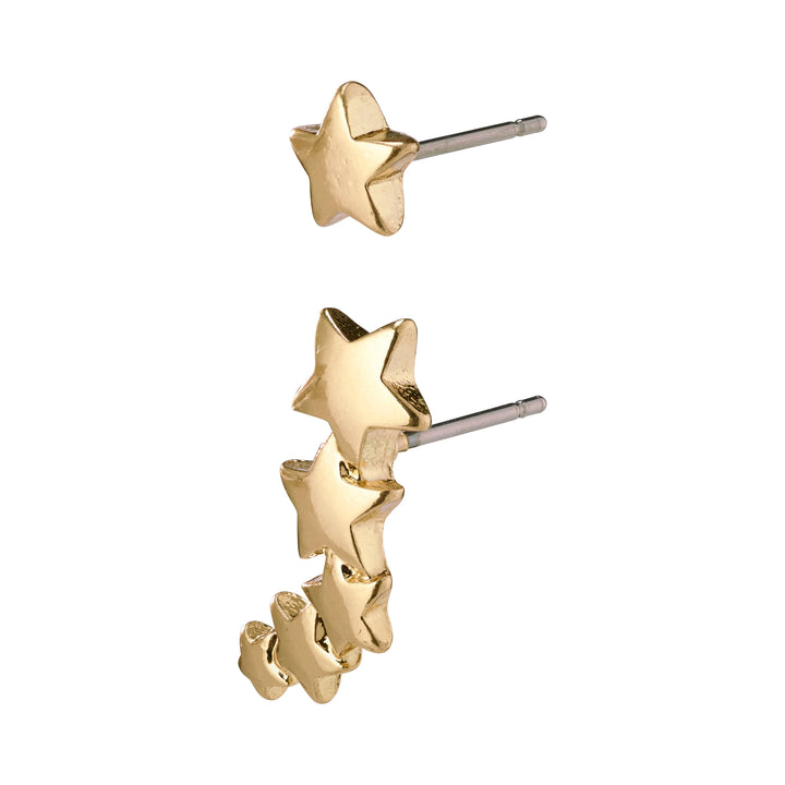 AVA STAR EARRINGS GOLD