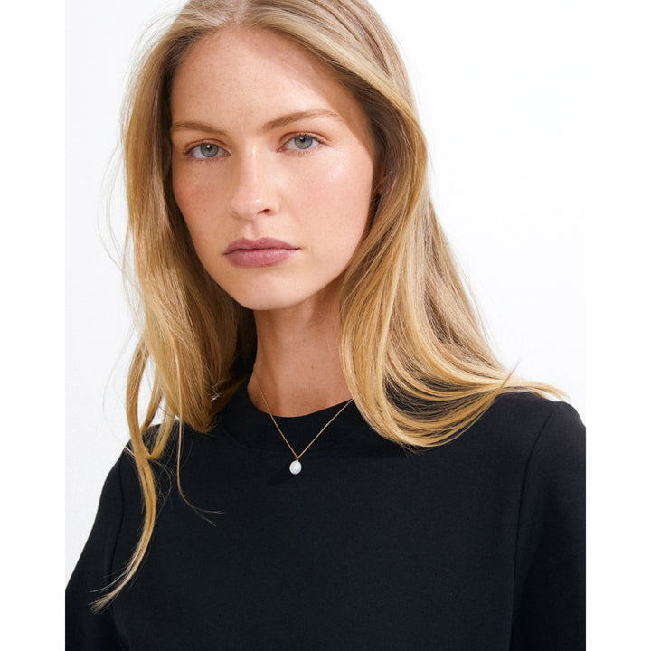 EILA GOLD FRESHWATER PEARL NECKLACE