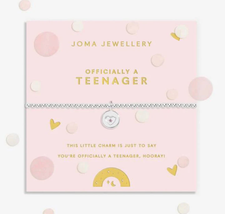KIDS CONFETTI OFFICIALLY A TEENAGER BRACELET