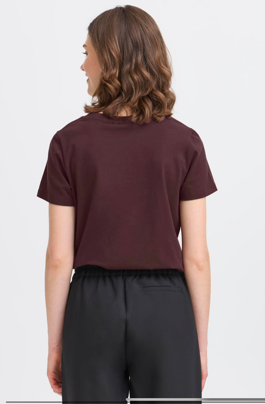 ZASHOULDER TEE FUDGE