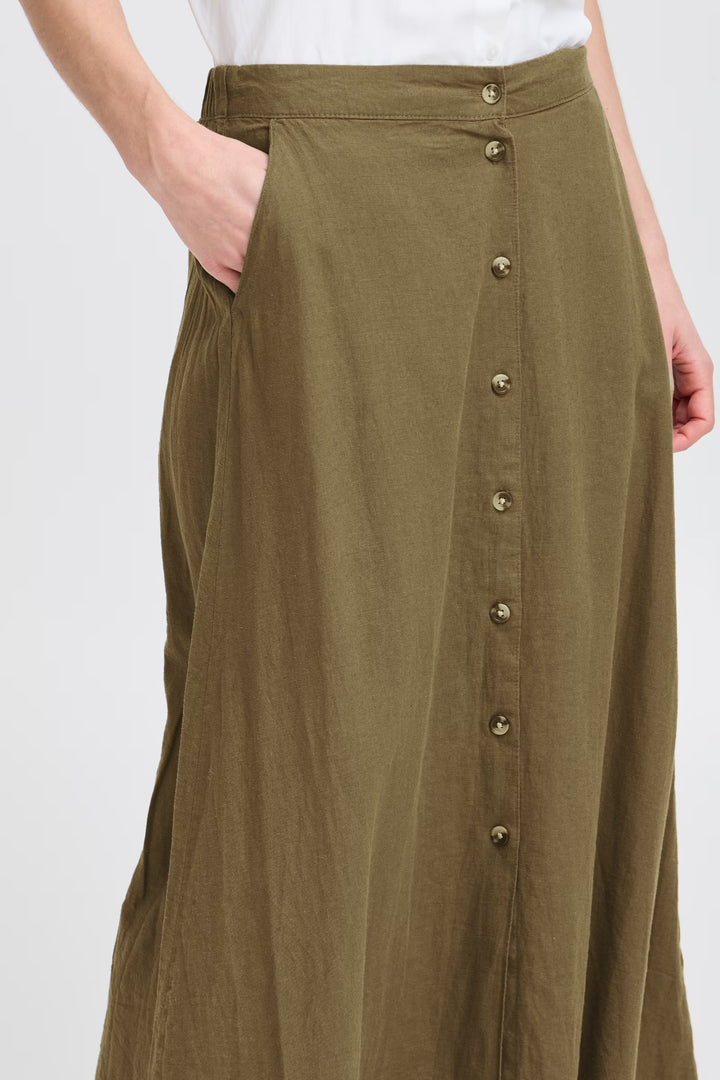 KALAMANTA FALAKKA BUTTON SKIRT