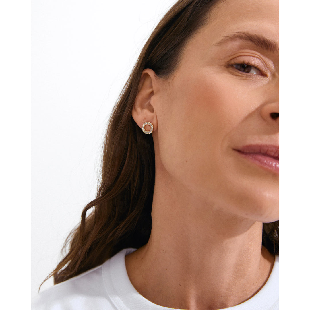 VICTORIA CRYSTAL HALO EARRINGS