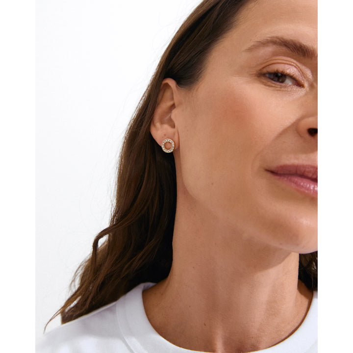 VICTORIA CRYSTAL HALO EARRINGS