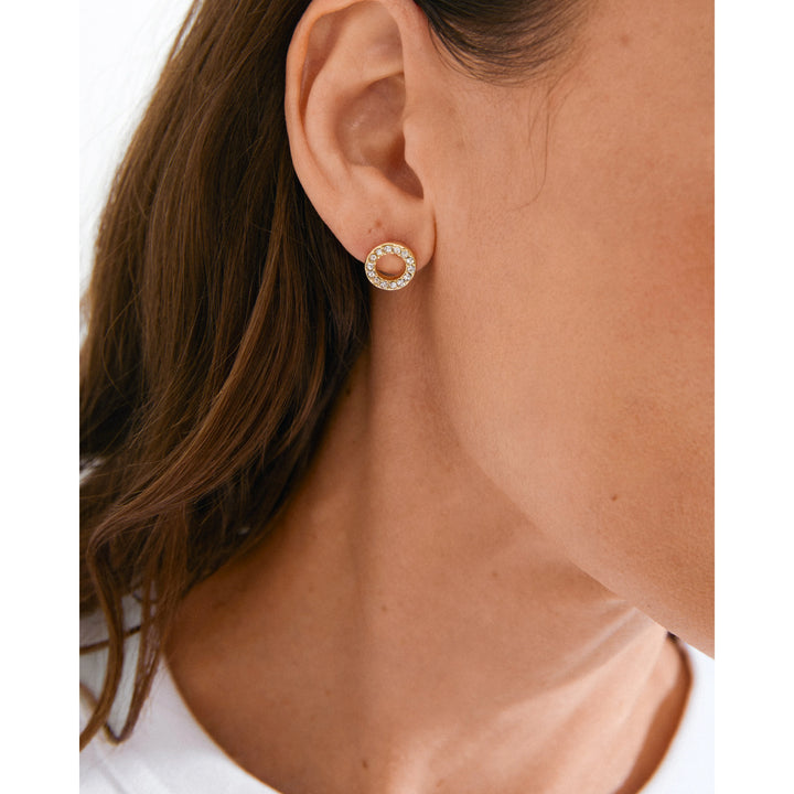 VICTORIA CRYSTAL HALO EARRINGS