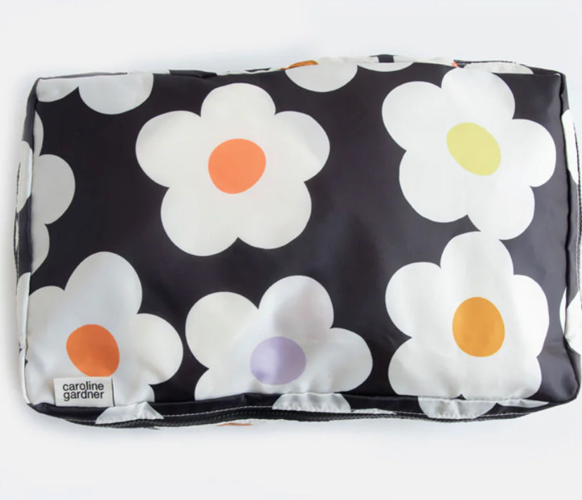 MULTI FLOWER CHECK SET OF 3 PACKING CUBES