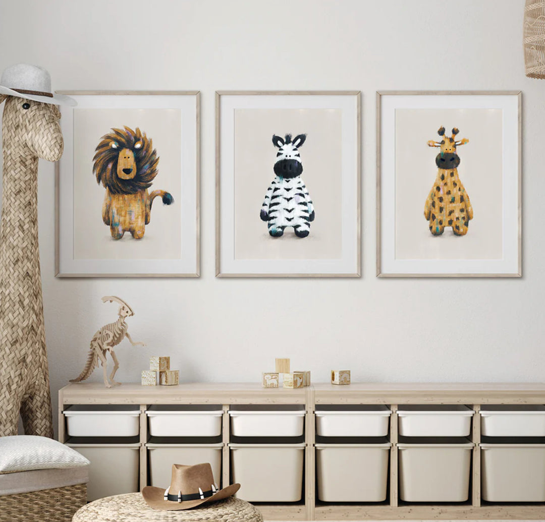 A4 SET OF 3 SAFARI PRINTS