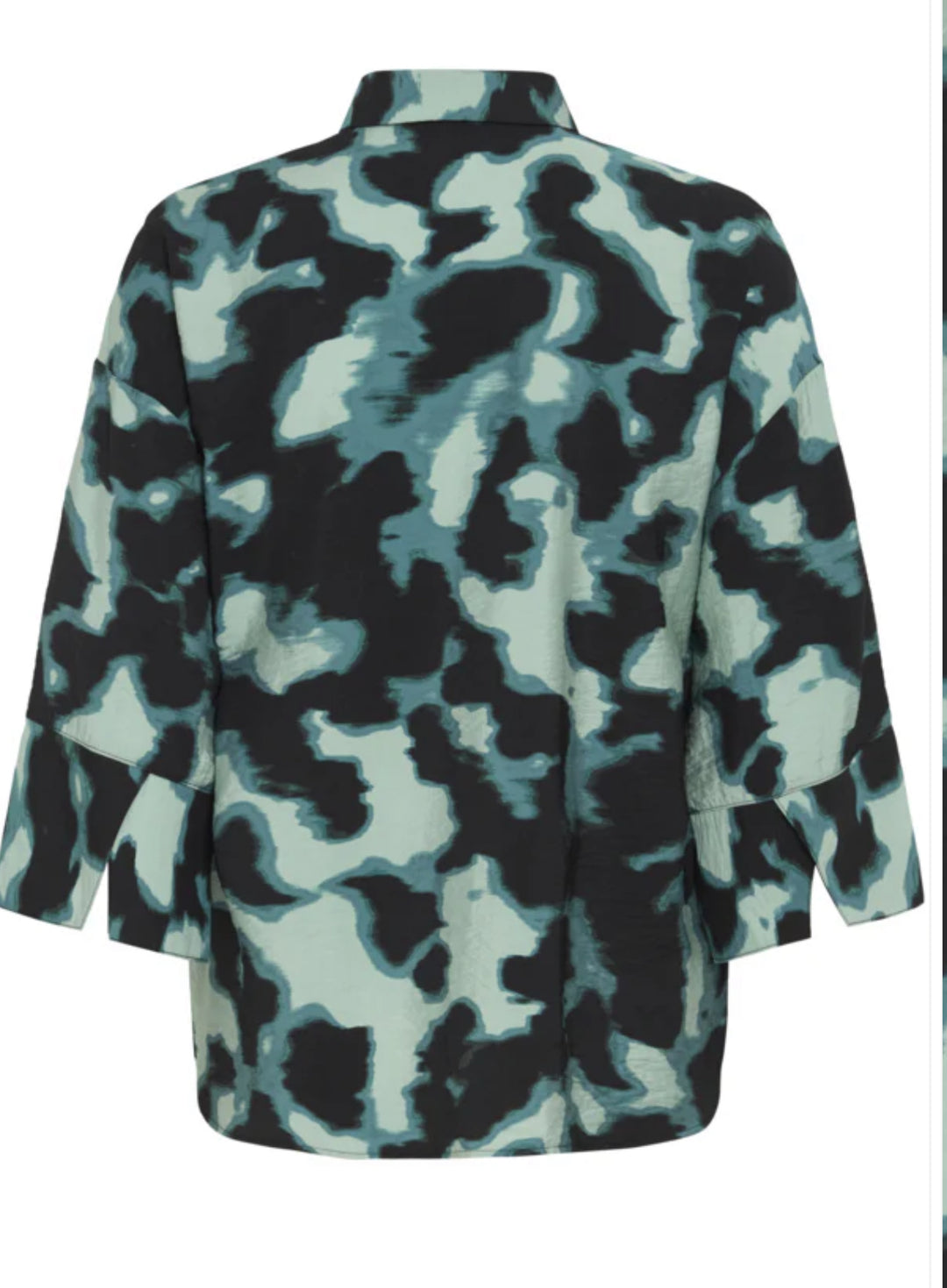 IBINE REG SHIRT BLURRY GREEN
