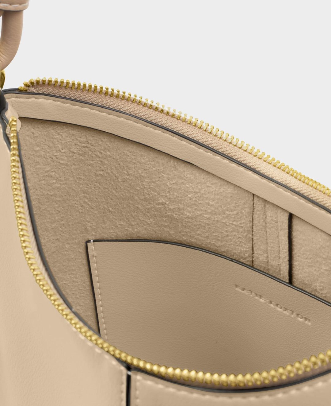 HALLIE SATCHEL BAG | Light Taupe