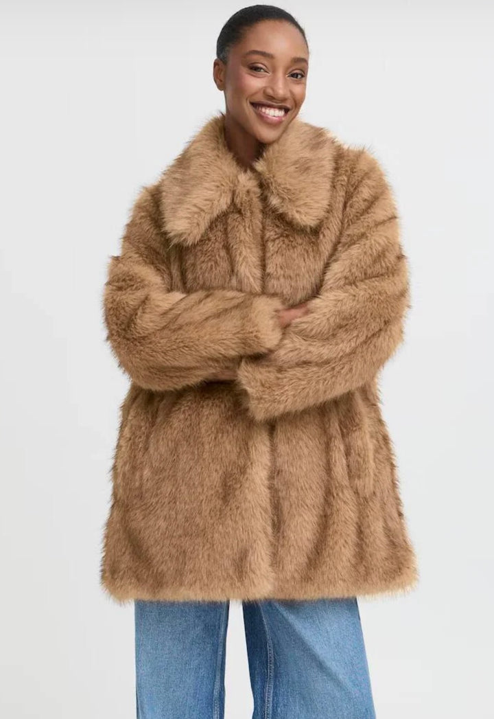 AKAJA COAT TIGER’S EYE MELANGE