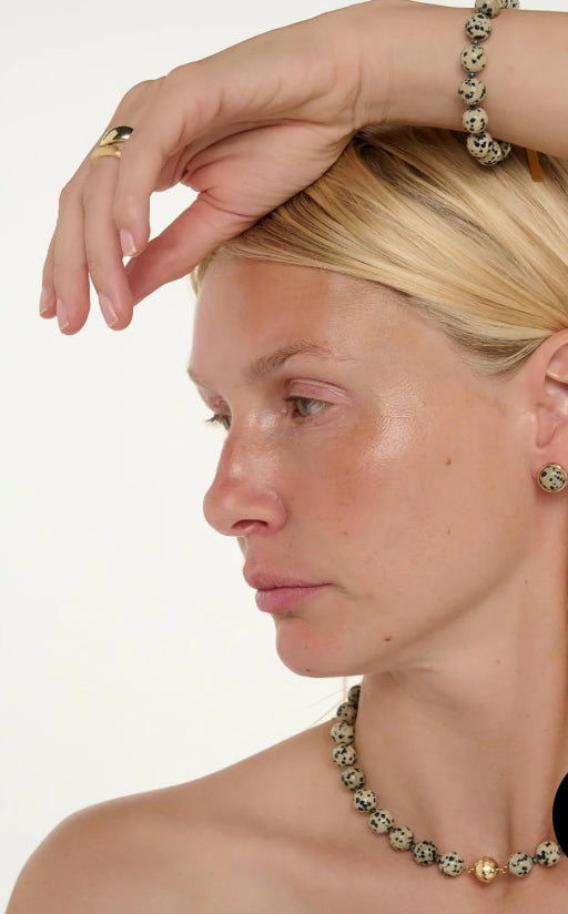 JASPER SMALL BEADED NECKLACE