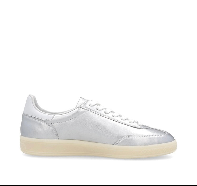 W2200-90 LADIES SHOES SILVER/PLATINUM GESTROBELT