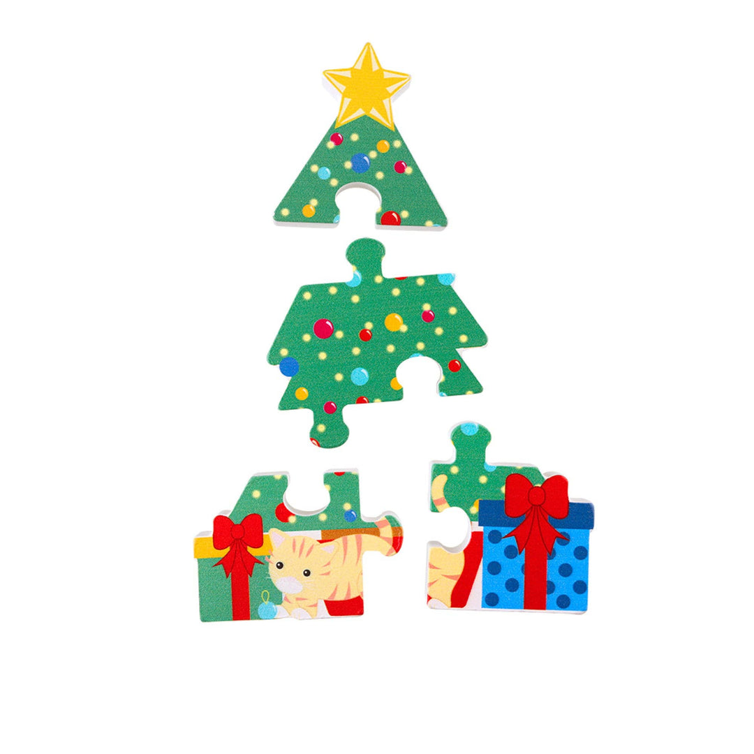 CHRISTMAS TREE WOODEN PUZZLE