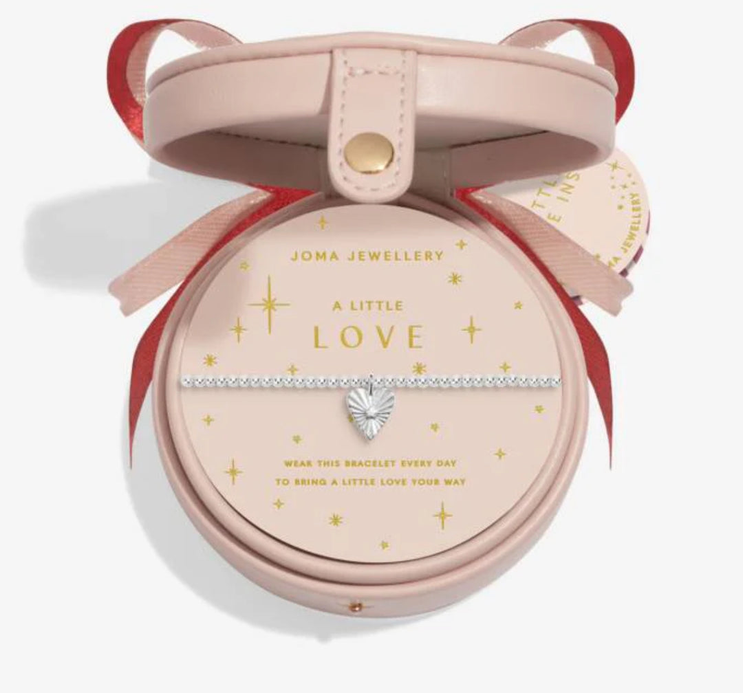 BAUBLE JEWELLERY BOX LOVE SILVER PLATED BRACELET