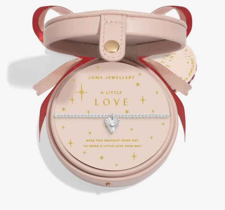 BAUBLE JEWELLERY BOX LOVE SILVER PLATED BRACELET