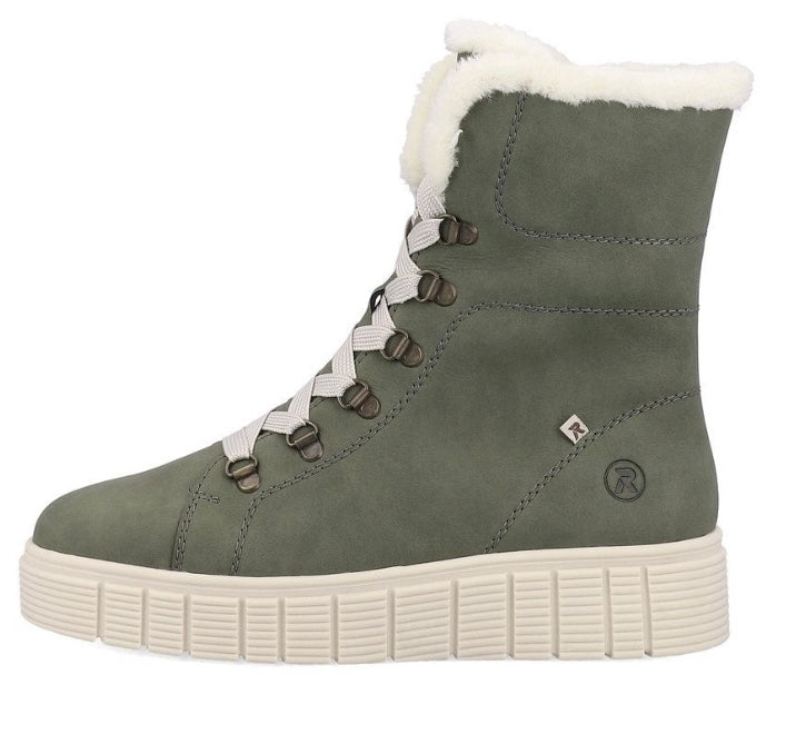 GREEN R-EVOLUTION LACE UP BOOT