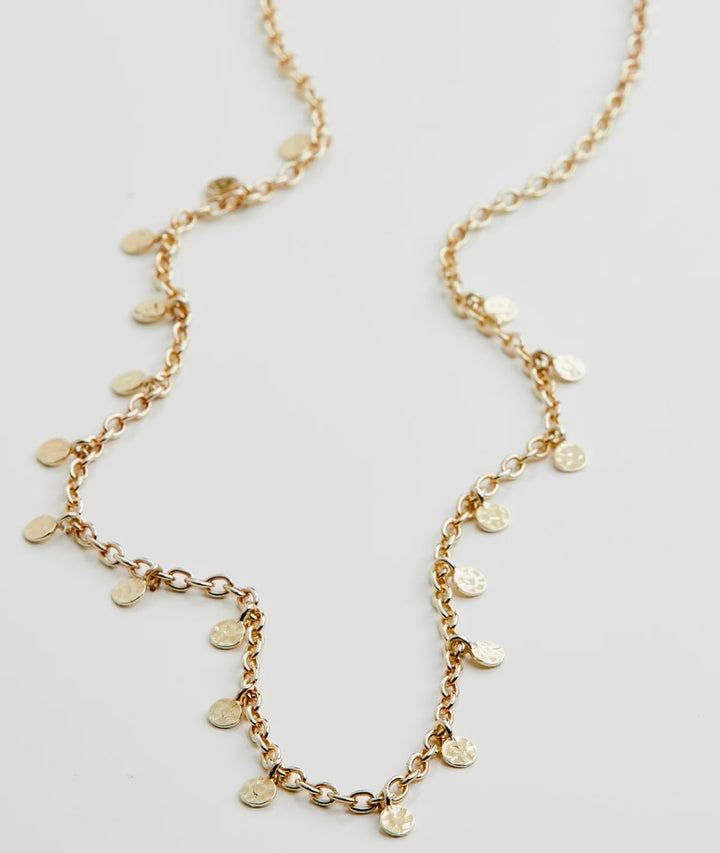 PANNA COIN NECKLACE GOLD PLATED