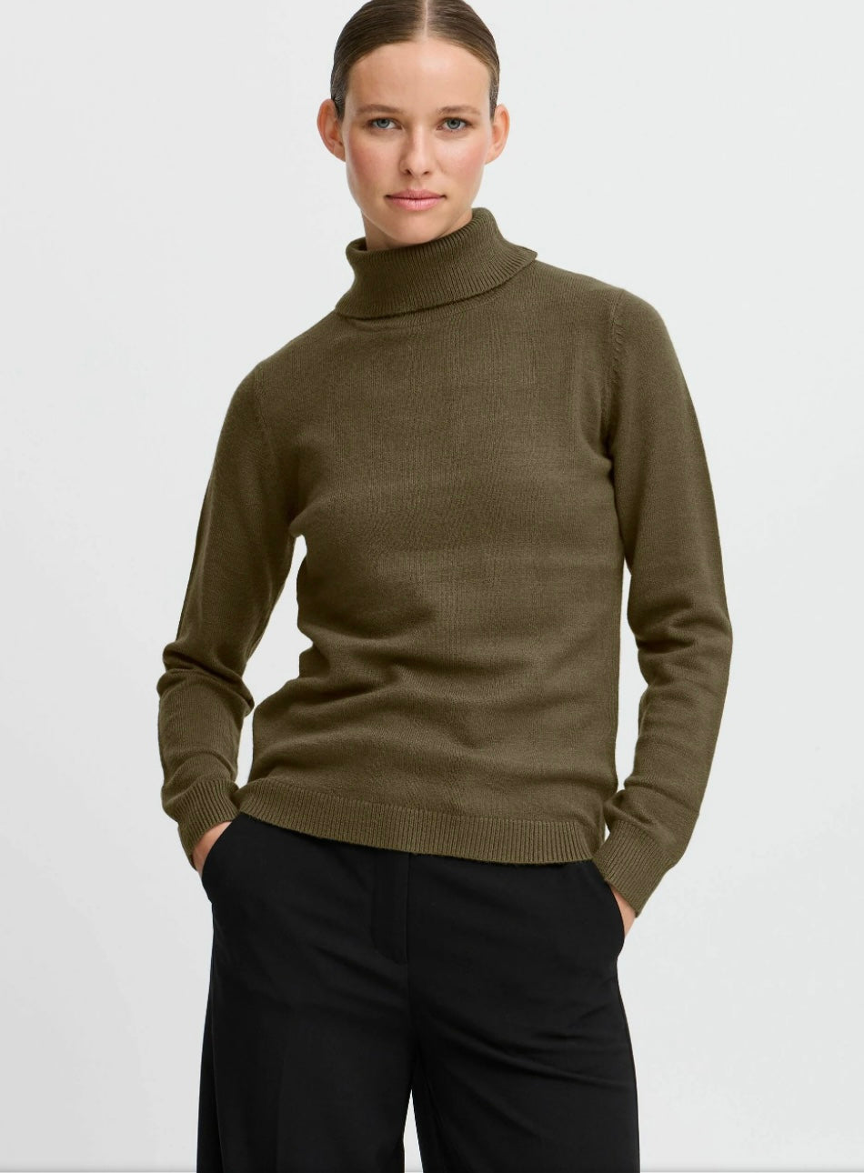 MANINA ROLLNECK OLIVE NIGHT