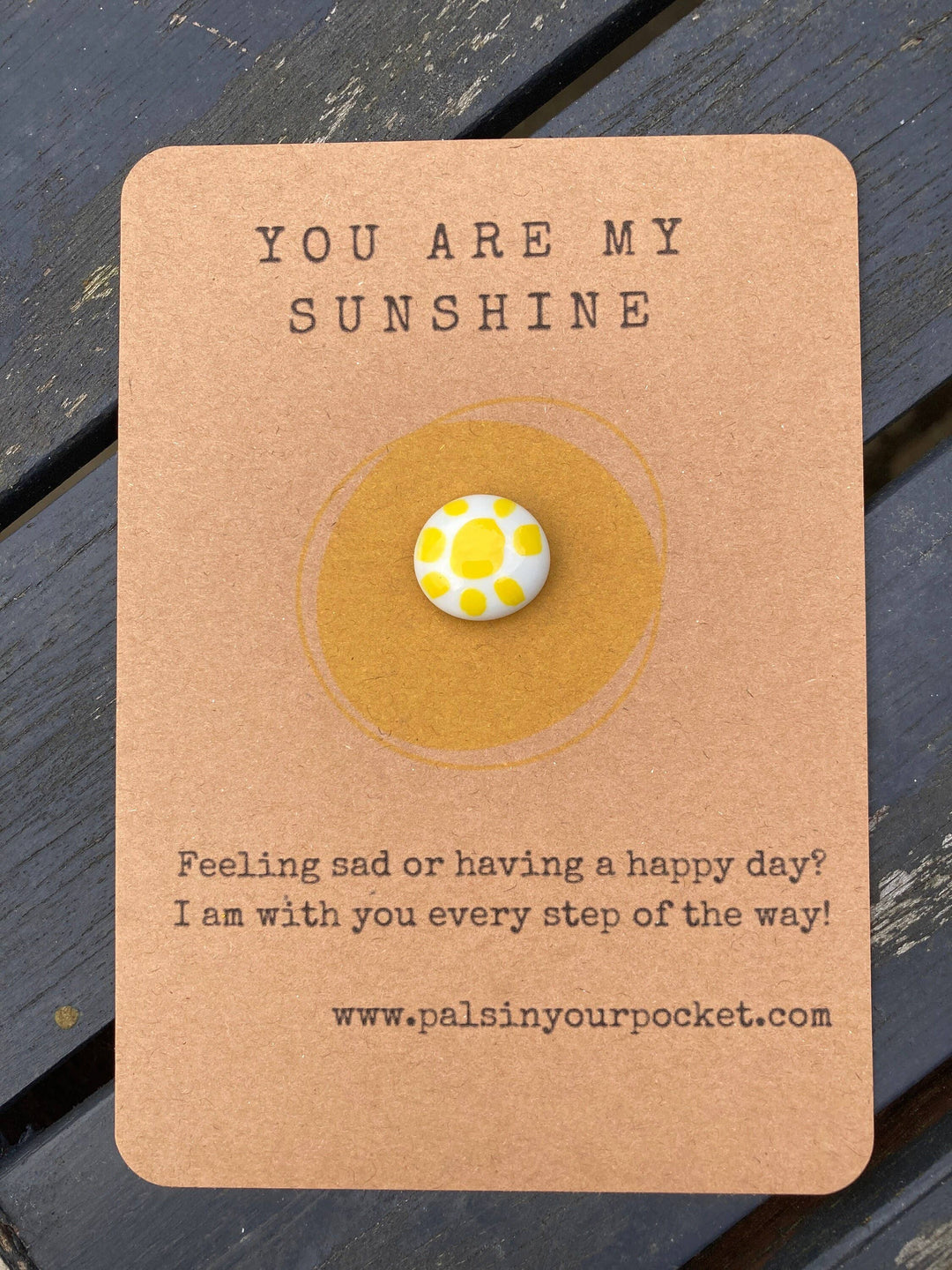 Pebble With Sunshine & Song Lyrics Pocket Hug
