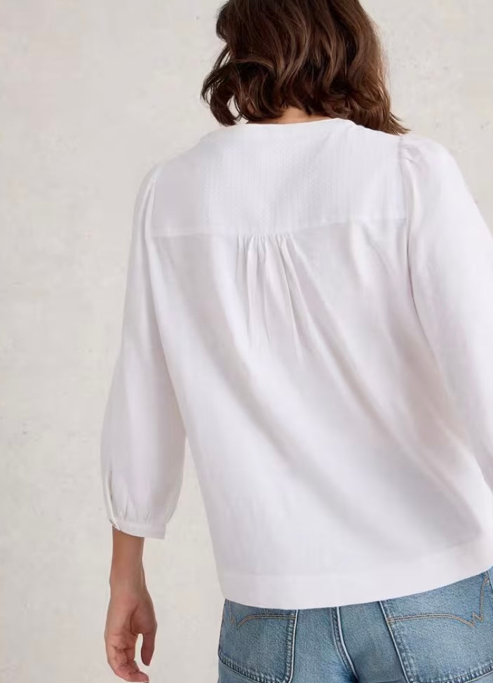 ISLA 3/4 TOP BRIL WHITE