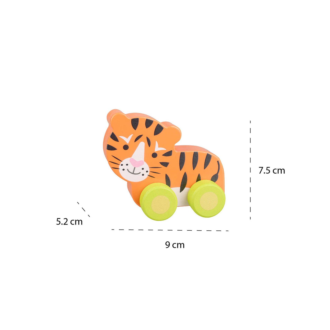 Tiger First Wooden Push Toy