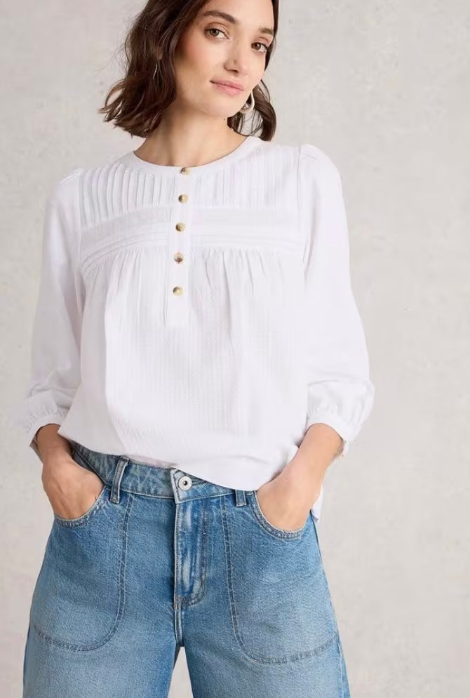 ISLA 3/4 TOP BRIL WHITE