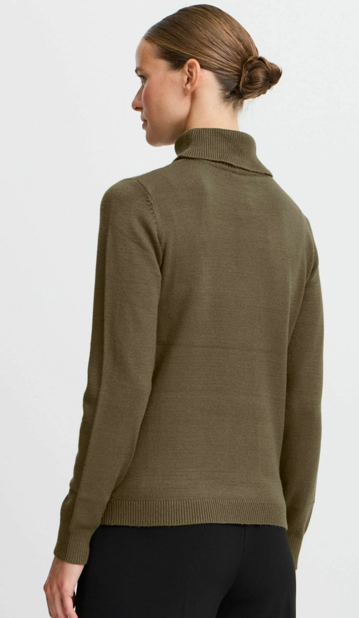 MANINA ROLLNECK OLIVE NIGHT