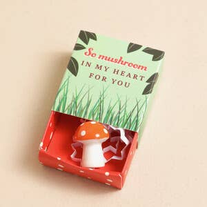Tiny Matchbox Ceramic Tokens: Gingerbread Man