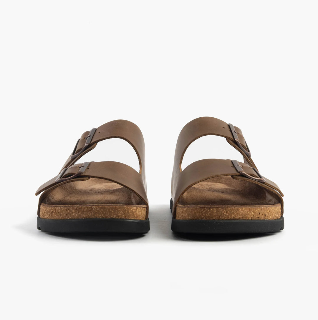 21190-26 MENS SANDALS BROWN AGO