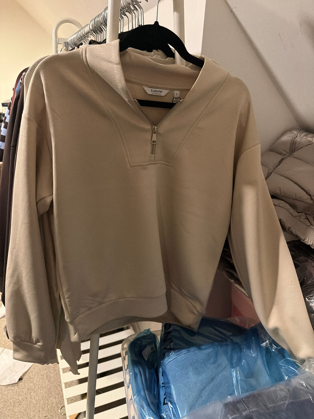 b.young Pusti Collar Sweatshirt