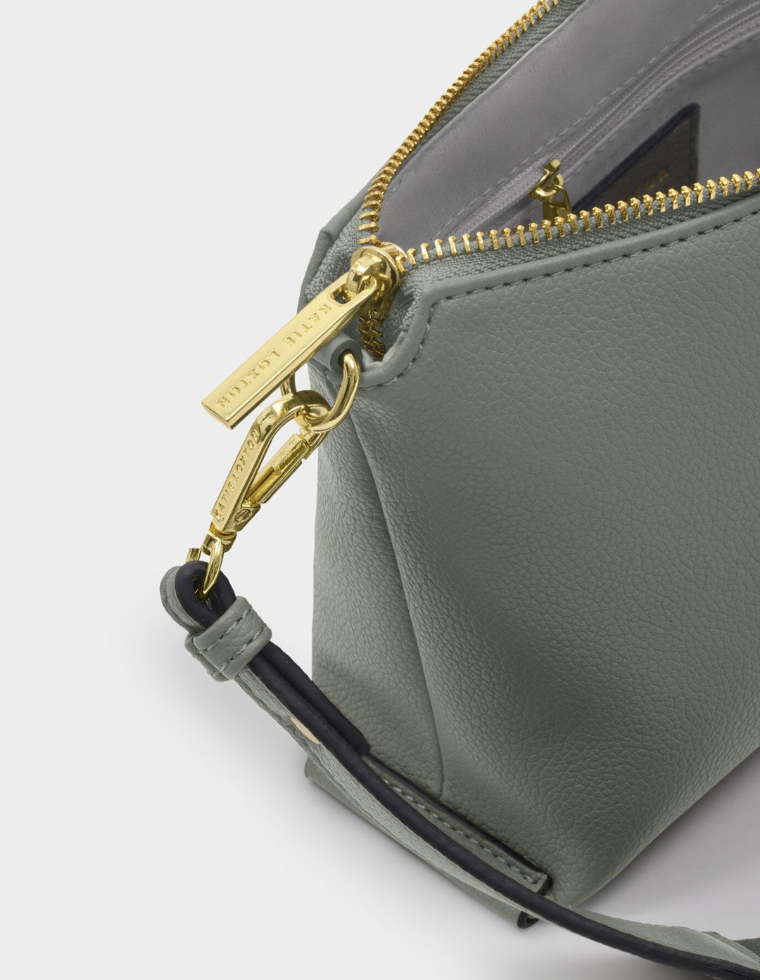 LAILA CANVAS STRAP CROSSBODY BAG| GRAPHITE GREEN
