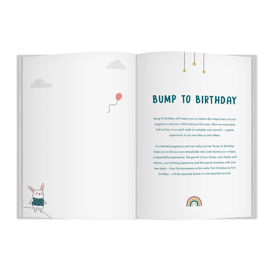 Bump to Birthday Pregnancy Journal | Pregnancy Keepsake