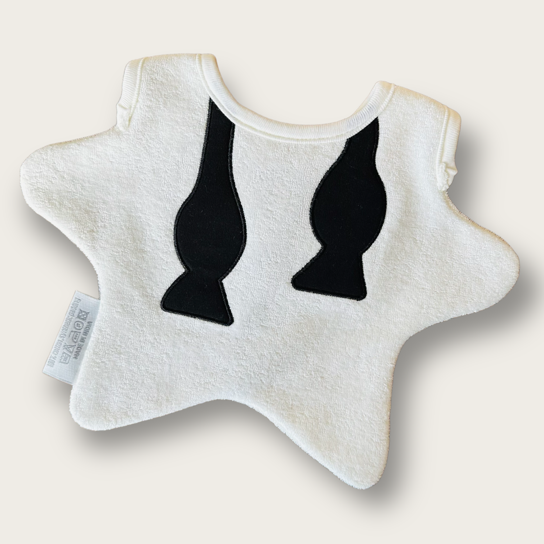 Bow Tie Baby Bib (reversible)