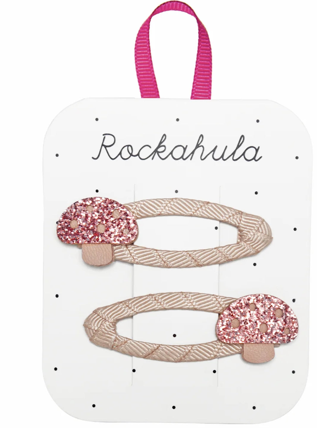 GLITTER TOADSTOOL CLIPS