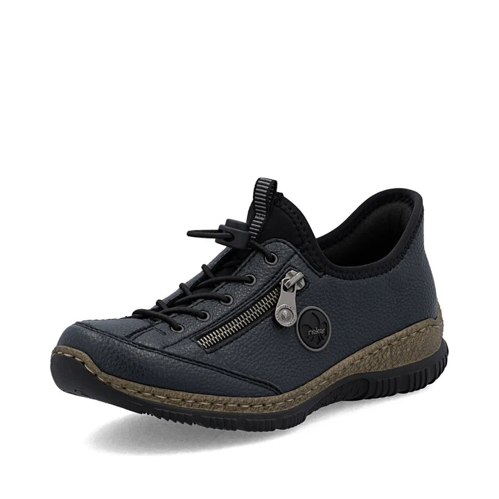 Rieker Women's Blue Slip-On Shoes N3267-15