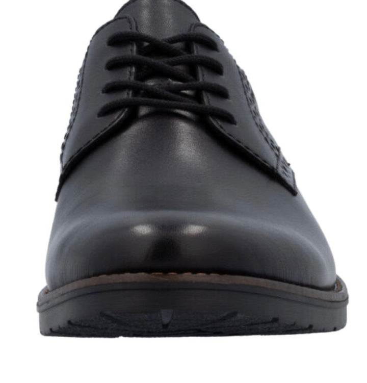 Rieker Men's Black Leather Trainers 14642-00